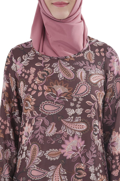 Printed Georgette Dual Layer Abaya AYG-079