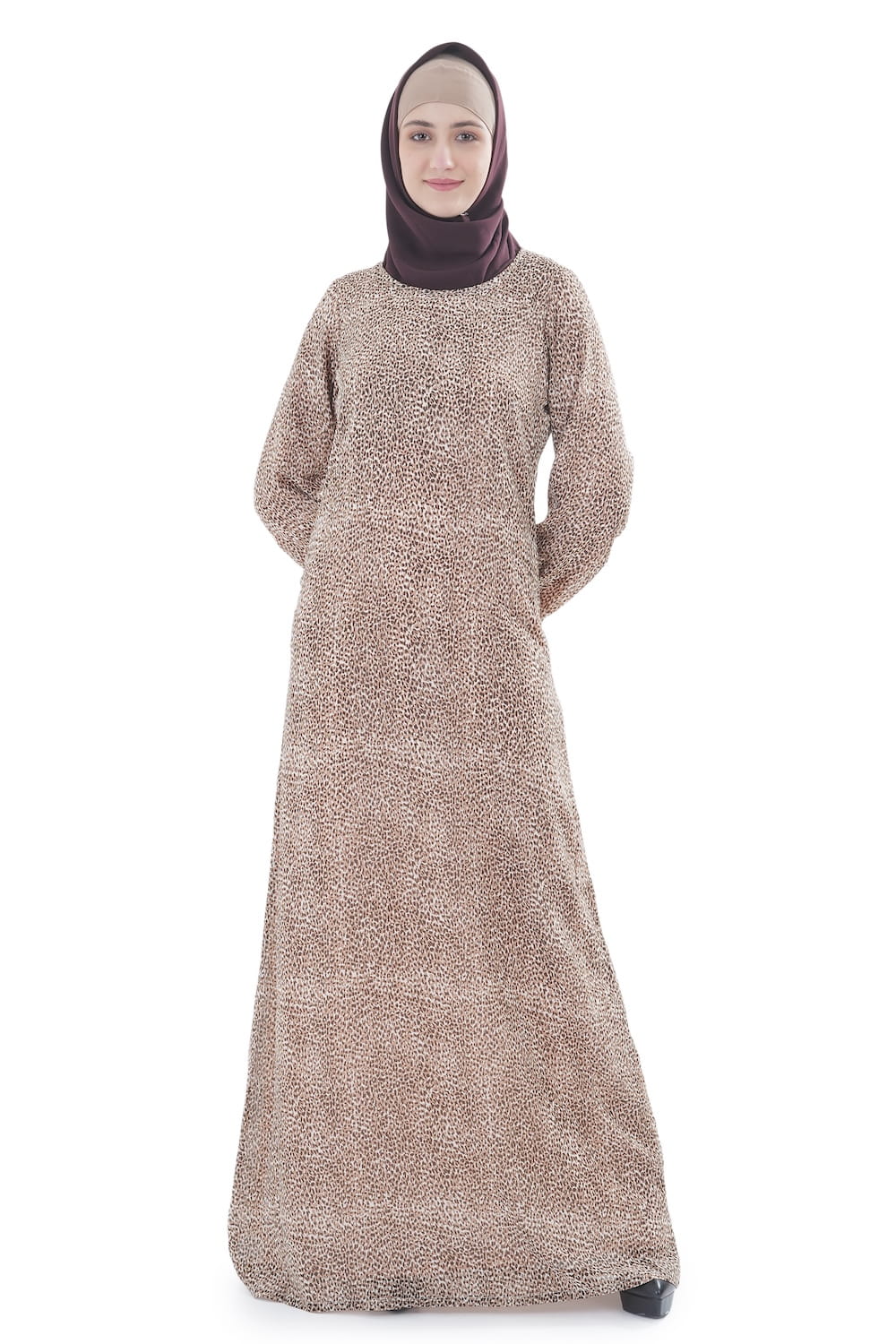 Printed Georgette Dual Layer Abaya AYG-081