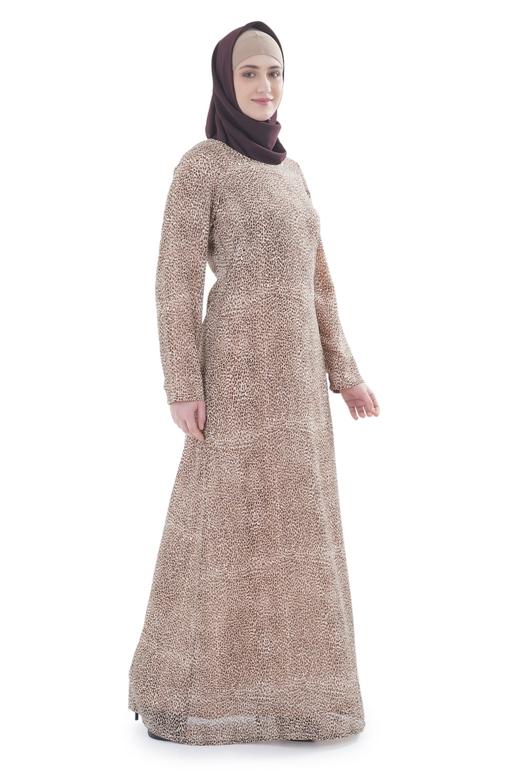 Printed Georgette Dual Layer Abaya AYG-081