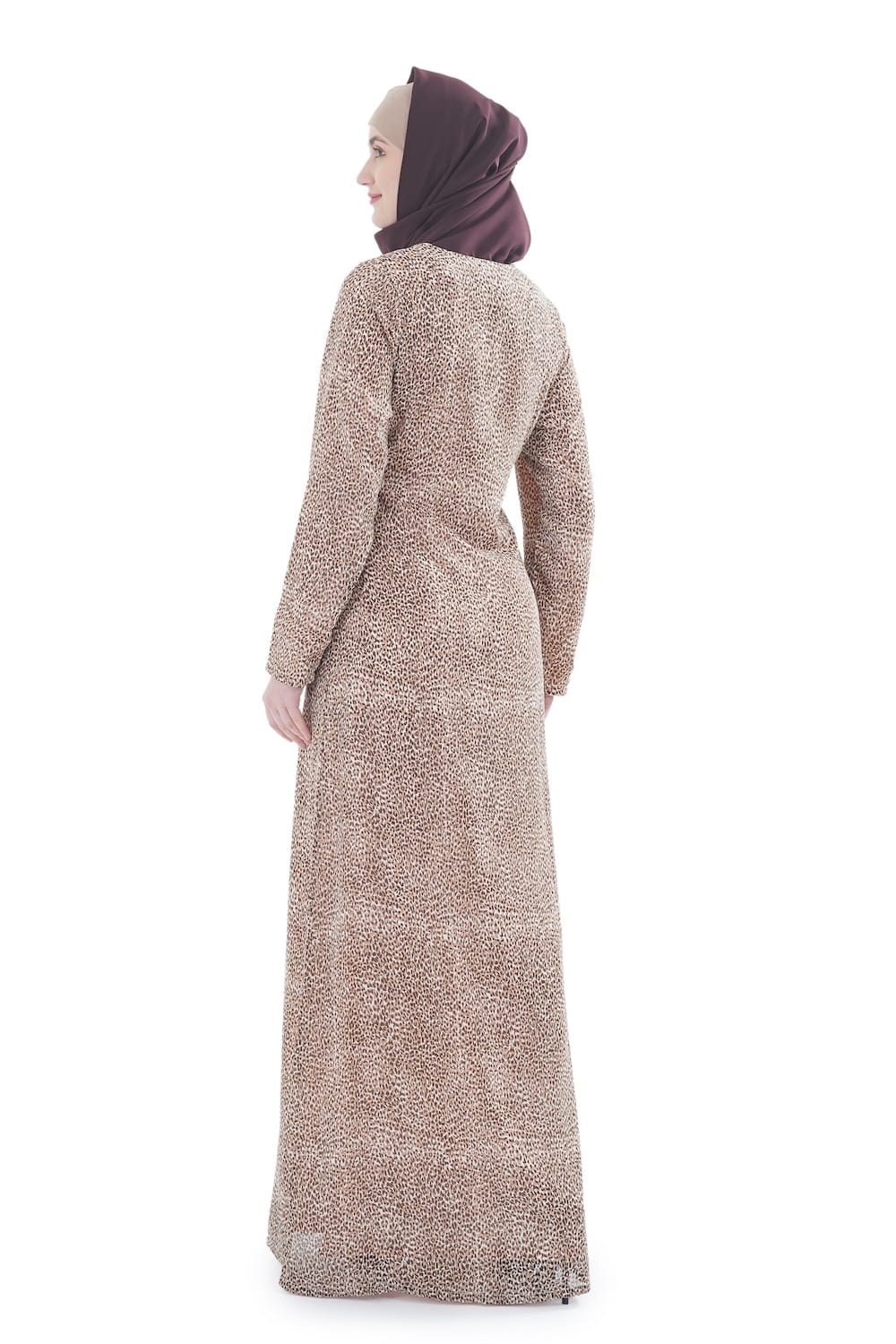 Printed Georgette Dual Layer Abaya AYG-081