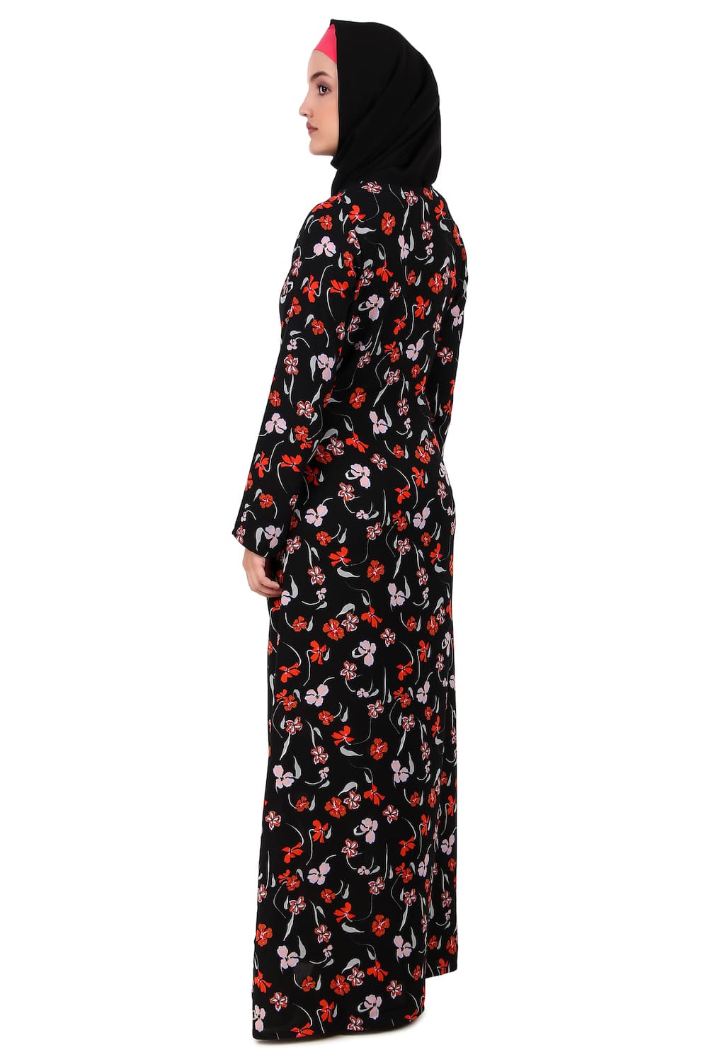 Printed Crepe Abaya AYP-394