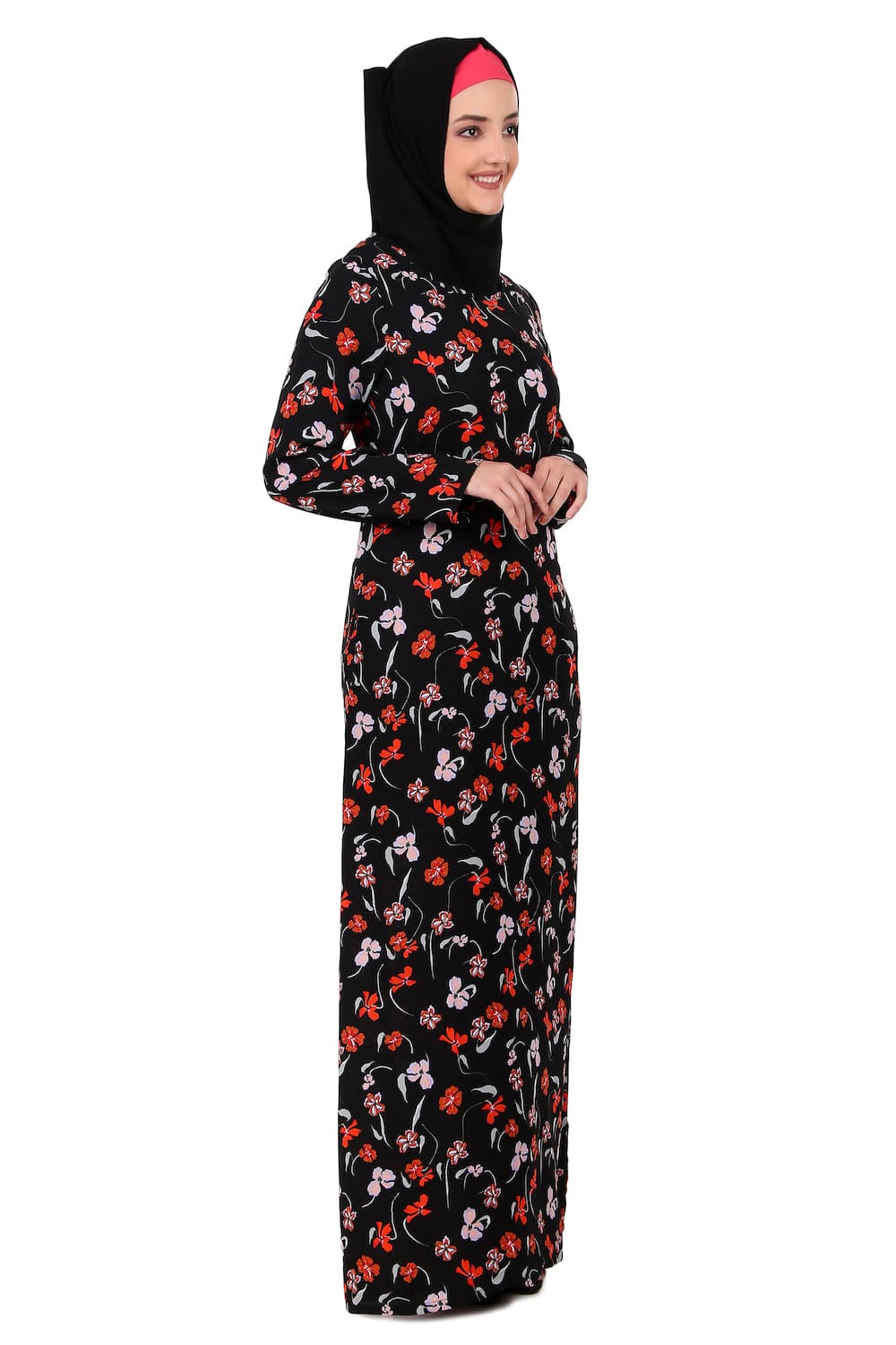 Printed Crepe Abaya AYP-394