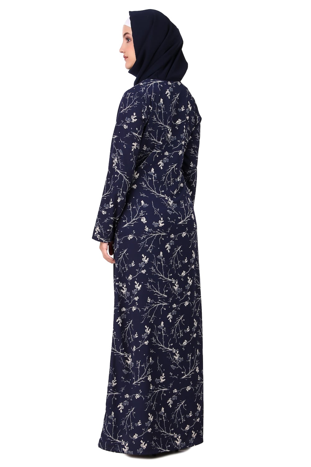 Printed Crepe Abaya AYP-395