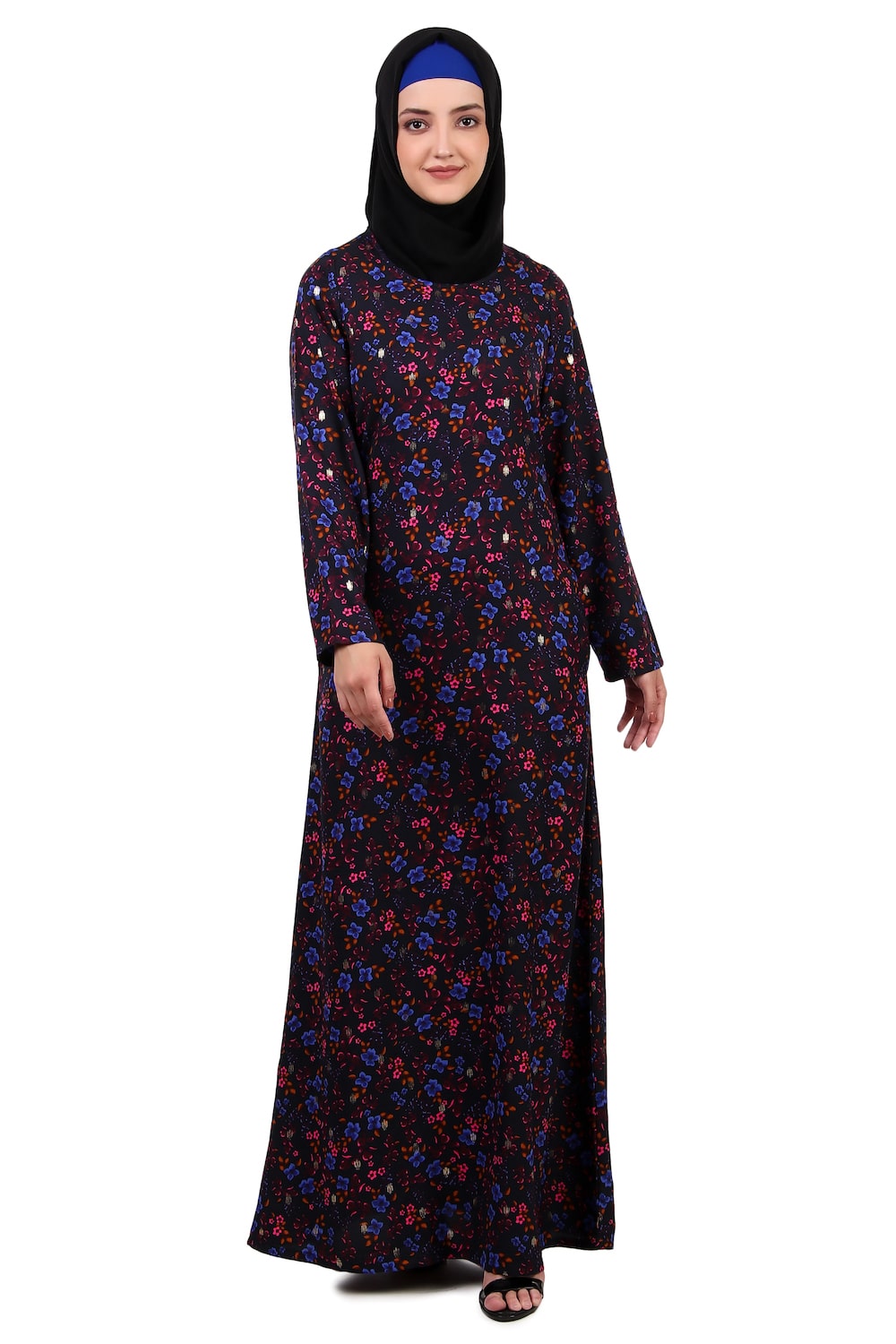 Printed Crepe Abaya AYP-399