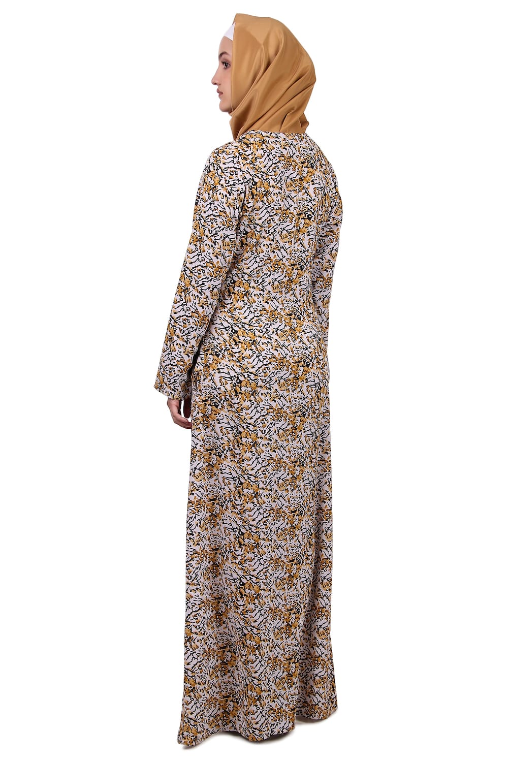 Printed Crepe Abaya AYP-401