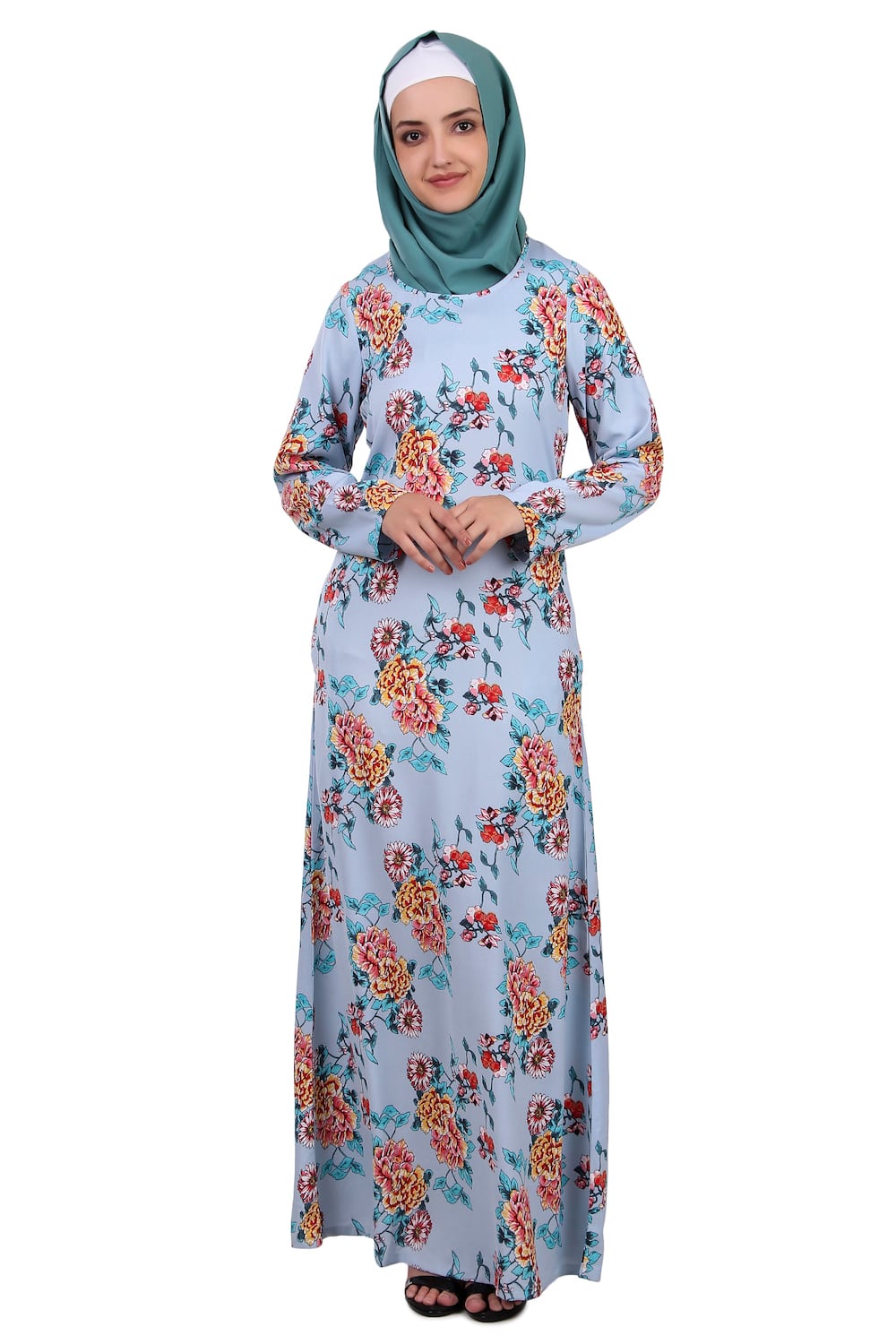 Printed Crepe Abaya AYP-403