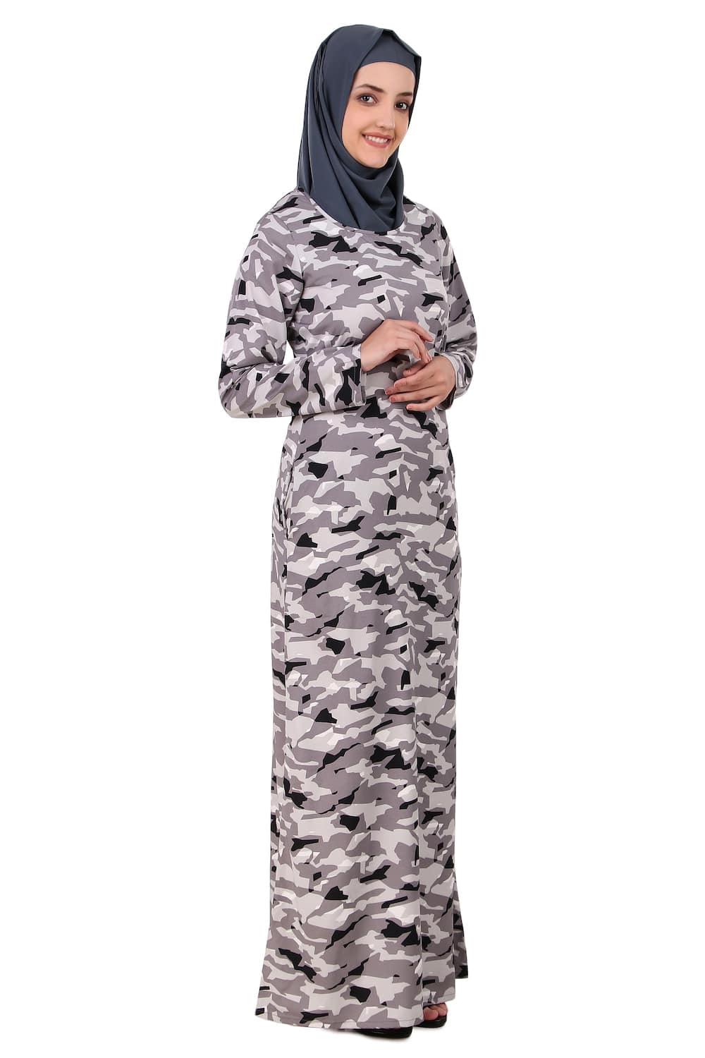 Printed Crepe Abaya AYP-405