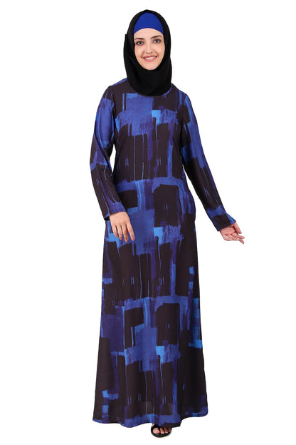 Printed Crepe Abaya AYP-408