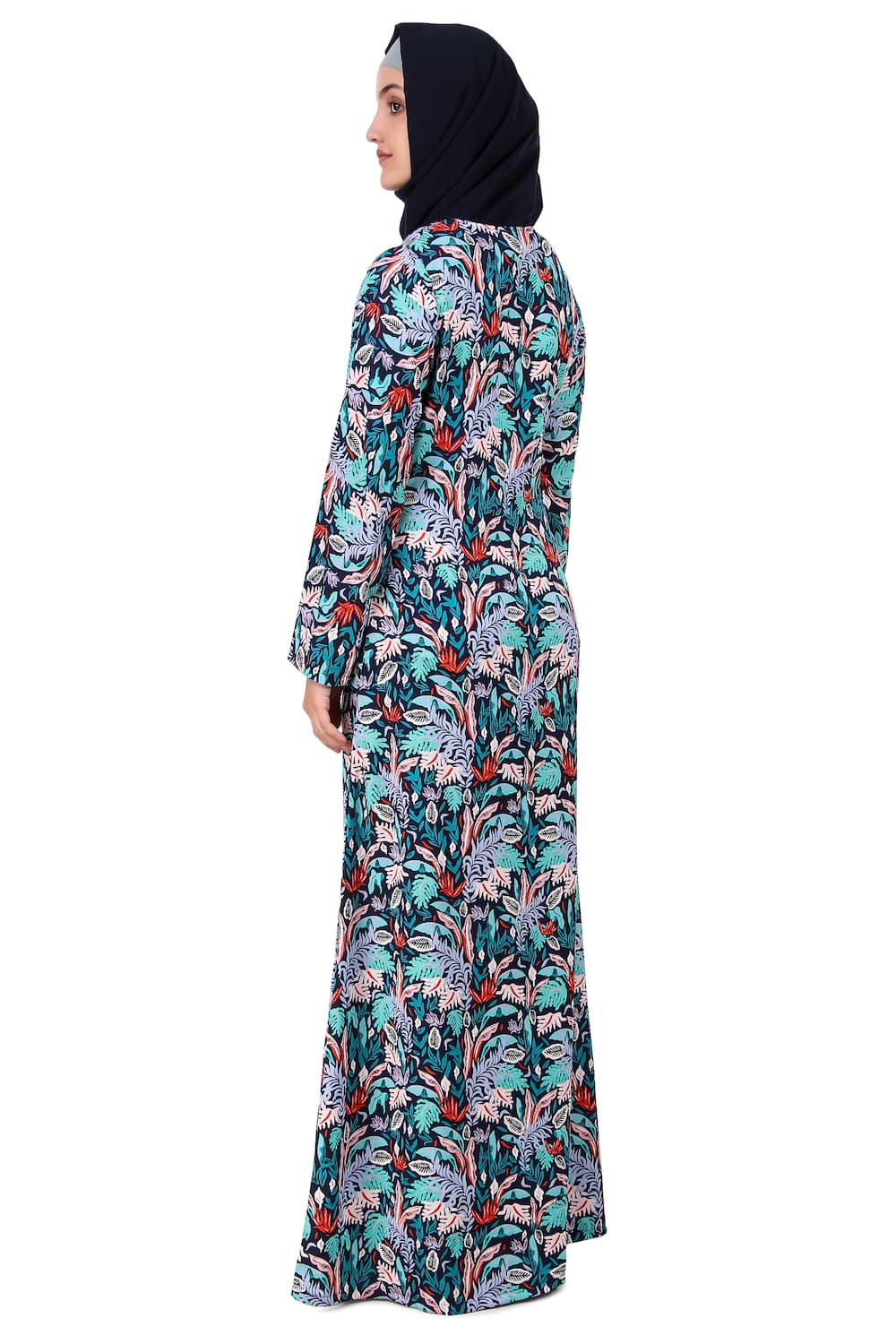 Printed Crepe Abaya AYP-409