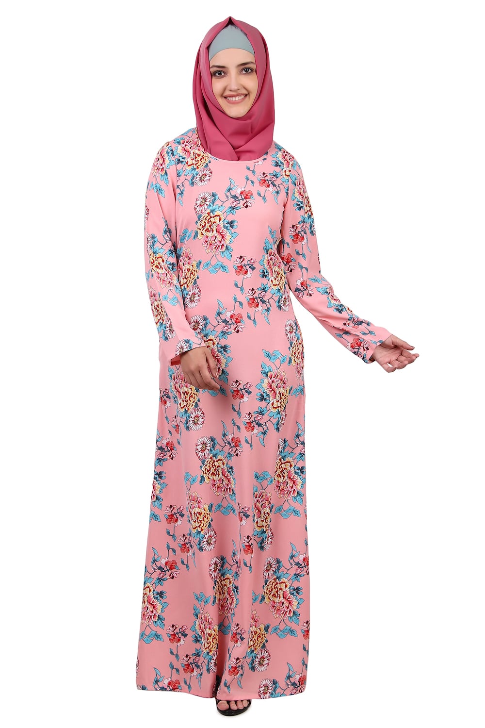 Printed Crepe Abaya AYP-410