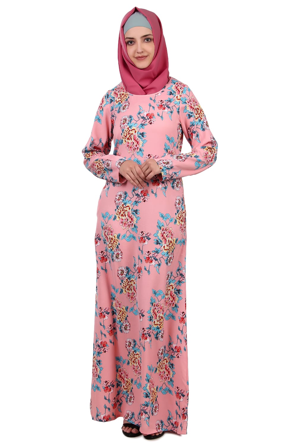 Printed Crepe Abaya AYP-410
