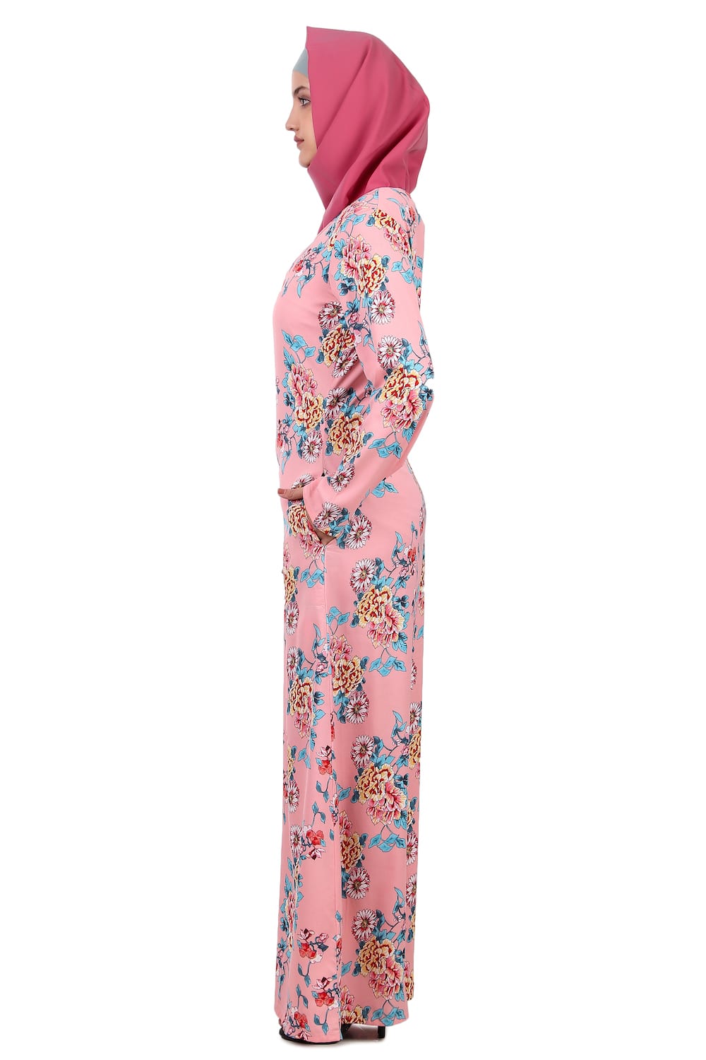 Printed Crepe Abaya AYP-410