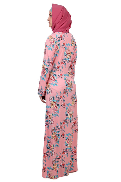 Printed Crepe Abaya AYP-410