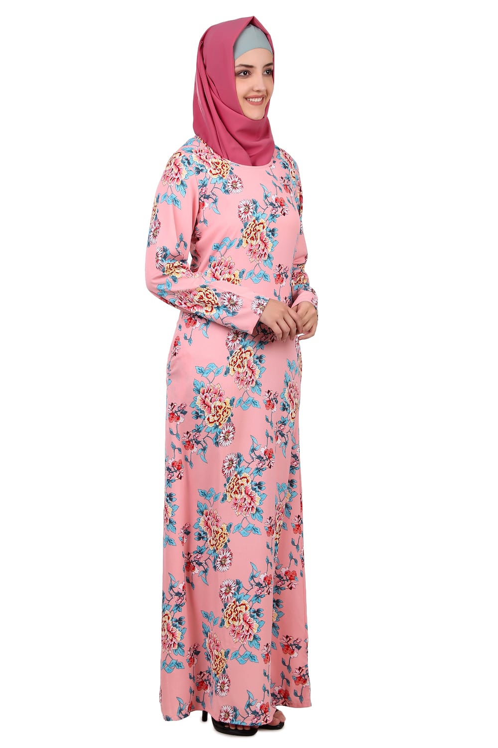 Printed Crepe Abaya AYP-410