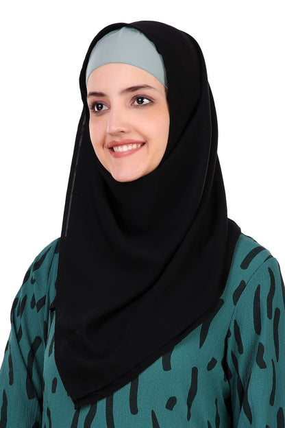 Printed Crepe Abaya AYP-411