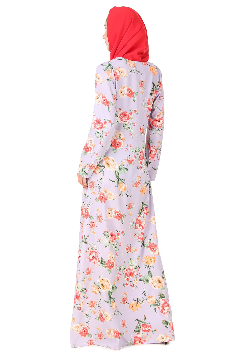 Printed Crepe Abaya AYP-413