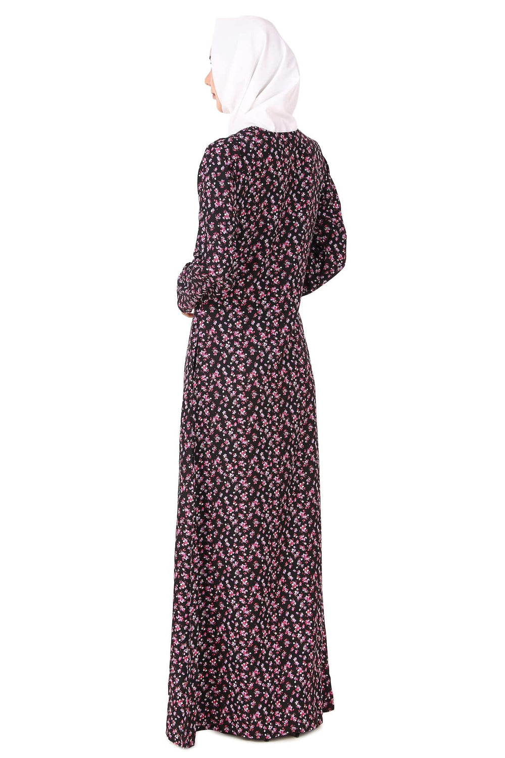 Printed Crepe Abaya AYP-417