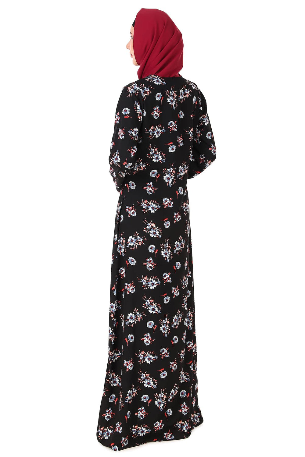 Printed Crepe Abaya AYP-419