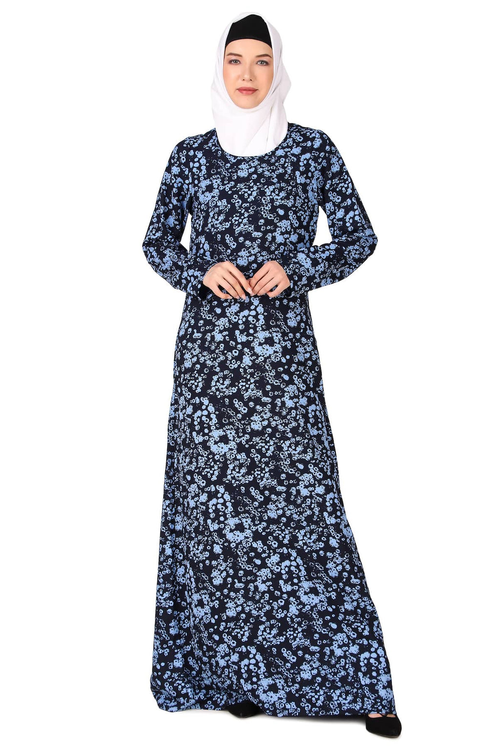 Printed Crepe Abaya AYP-420