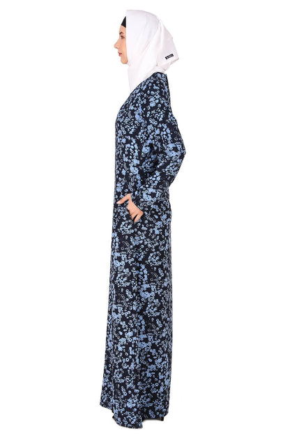 Printed Crepe Abaya AYP-420