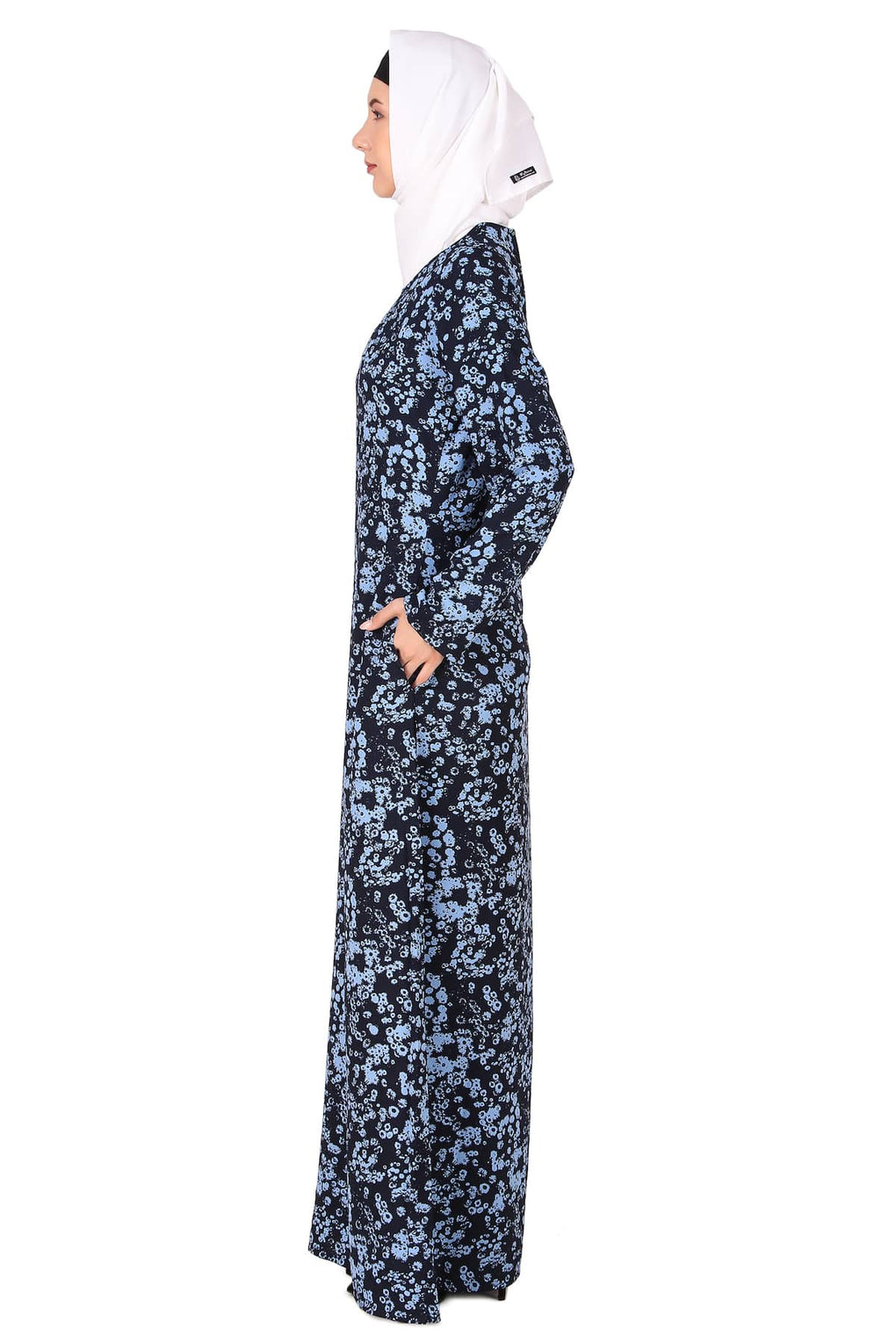 Printed Crepe Abaya AYP-420