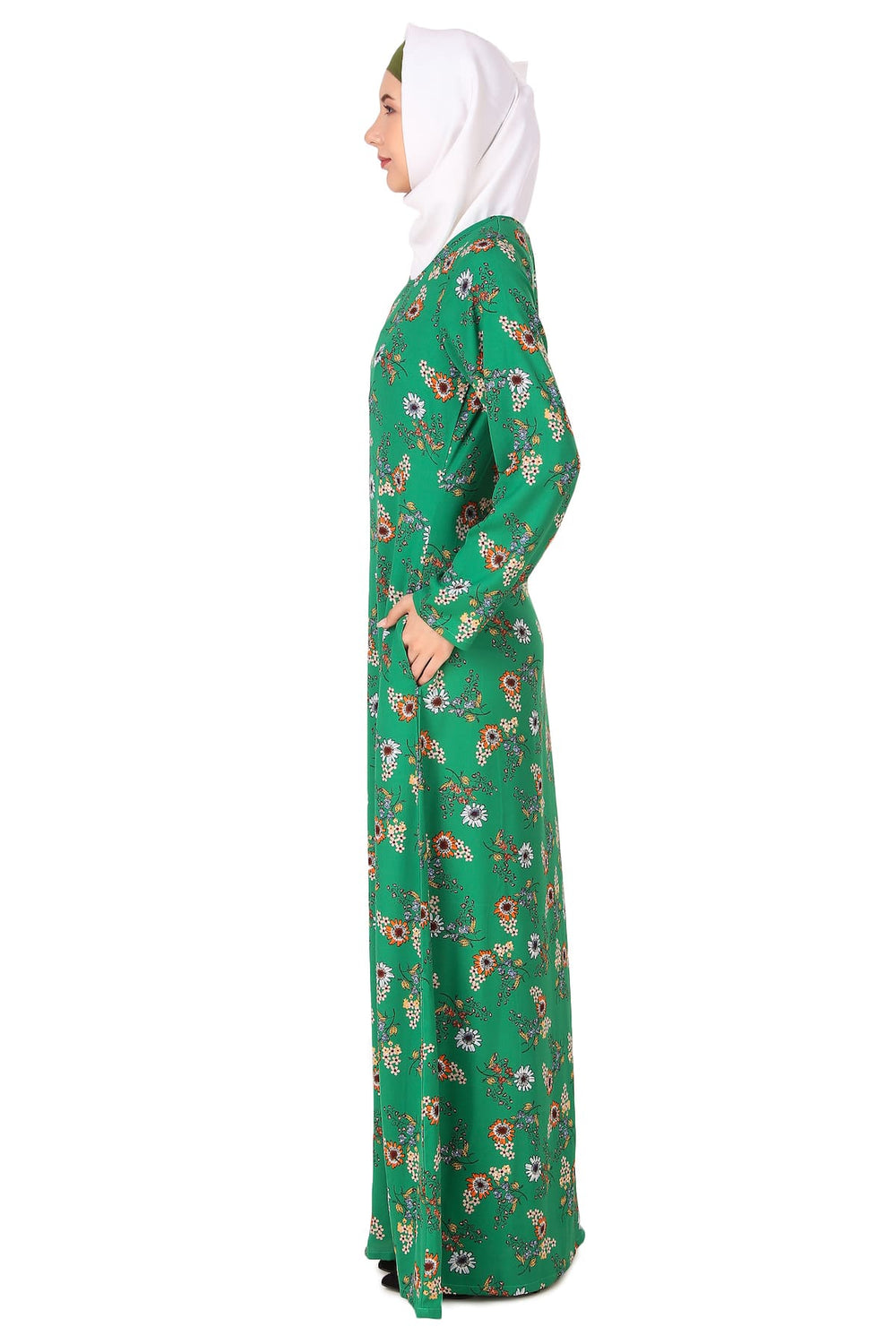 Printed Crepe Abaya AYP-422