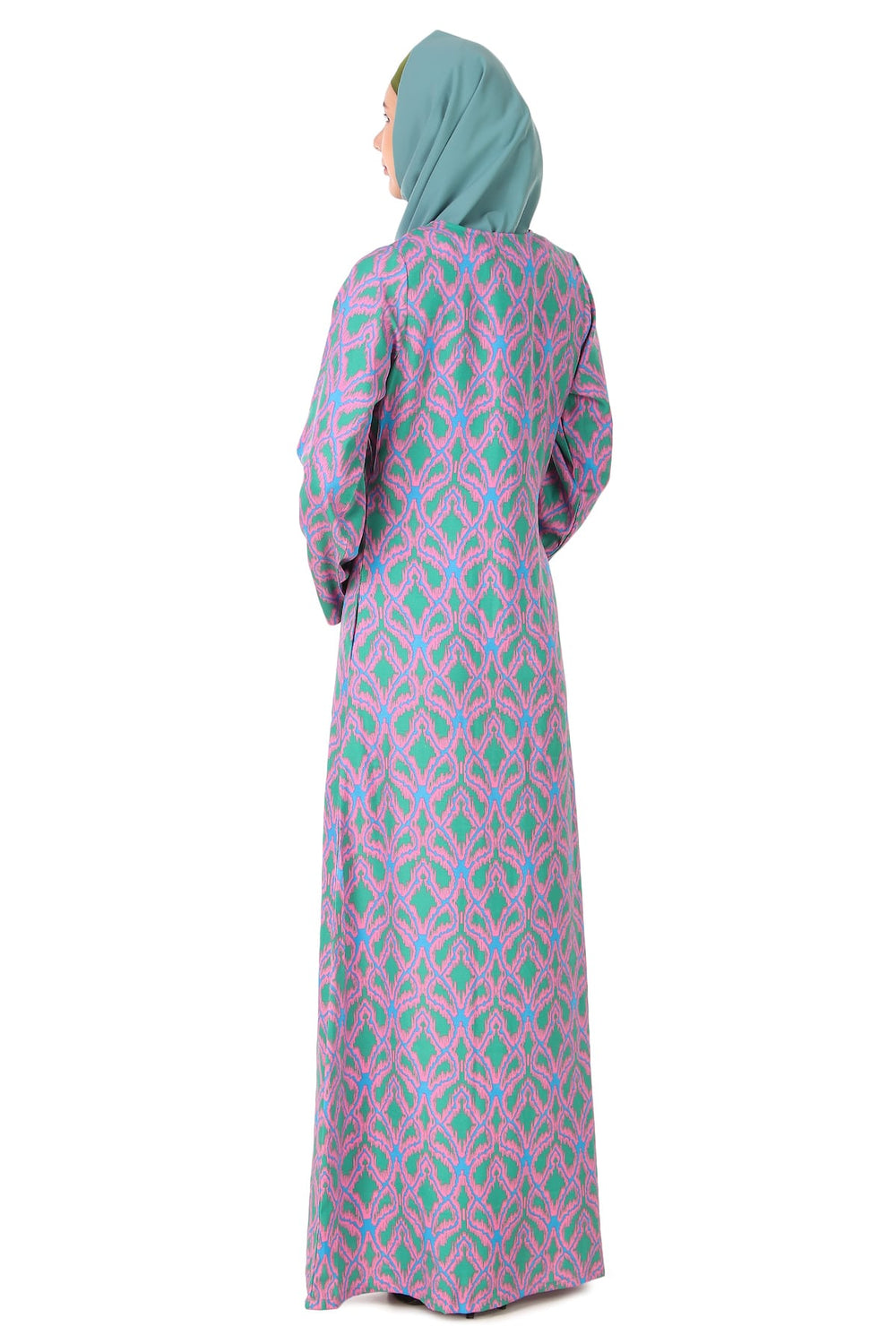 Printed Crepe Abaya AYP-424