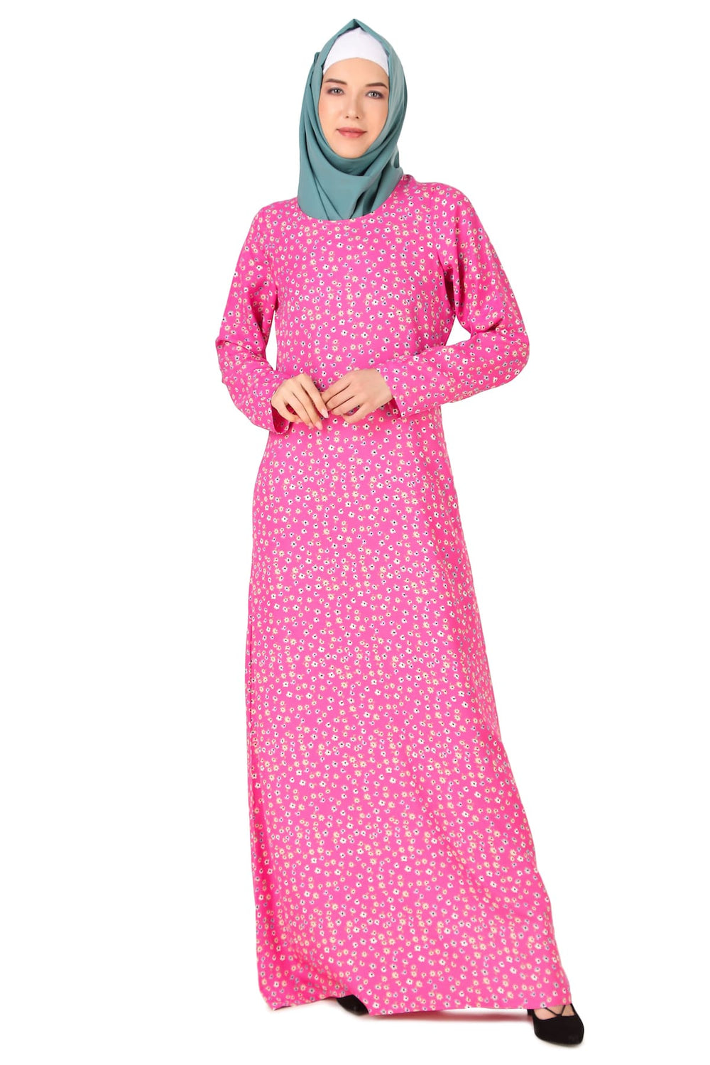 Printed Crepe Abaya AYP-425