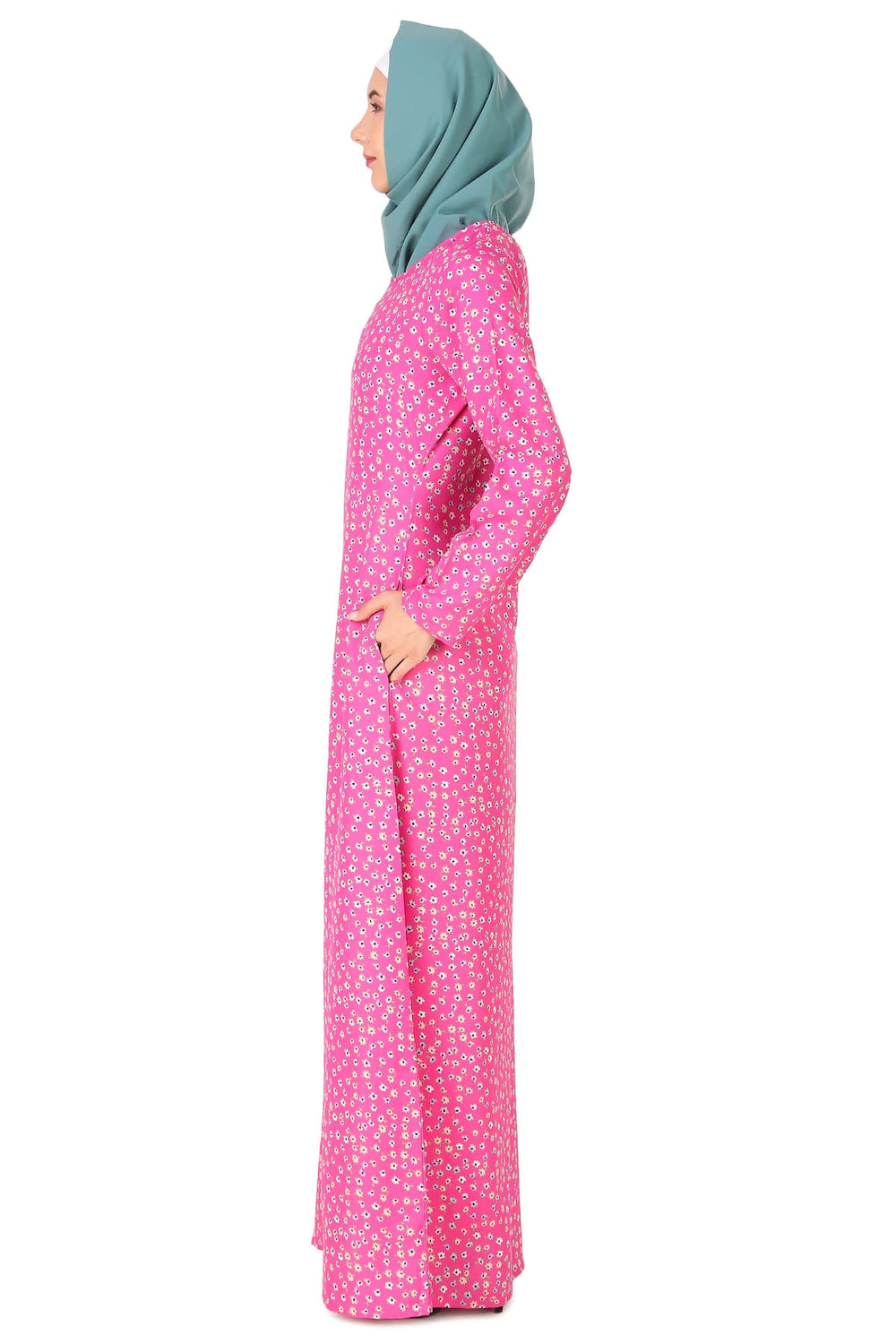 Printed Crepe Abaya AYP-425