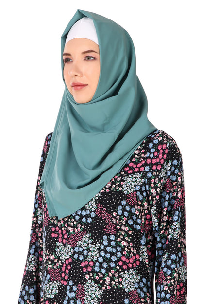 Printed Crepe Abaya AYP-426