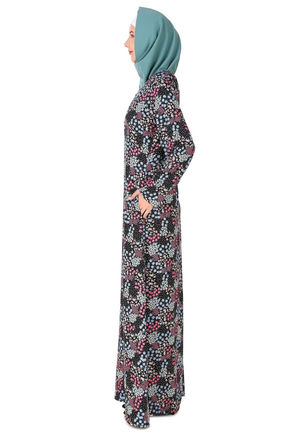 Printed Crepe Abaya AYP-426