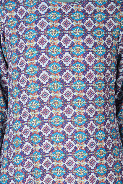 Printed Crepe Abaya AYP-428