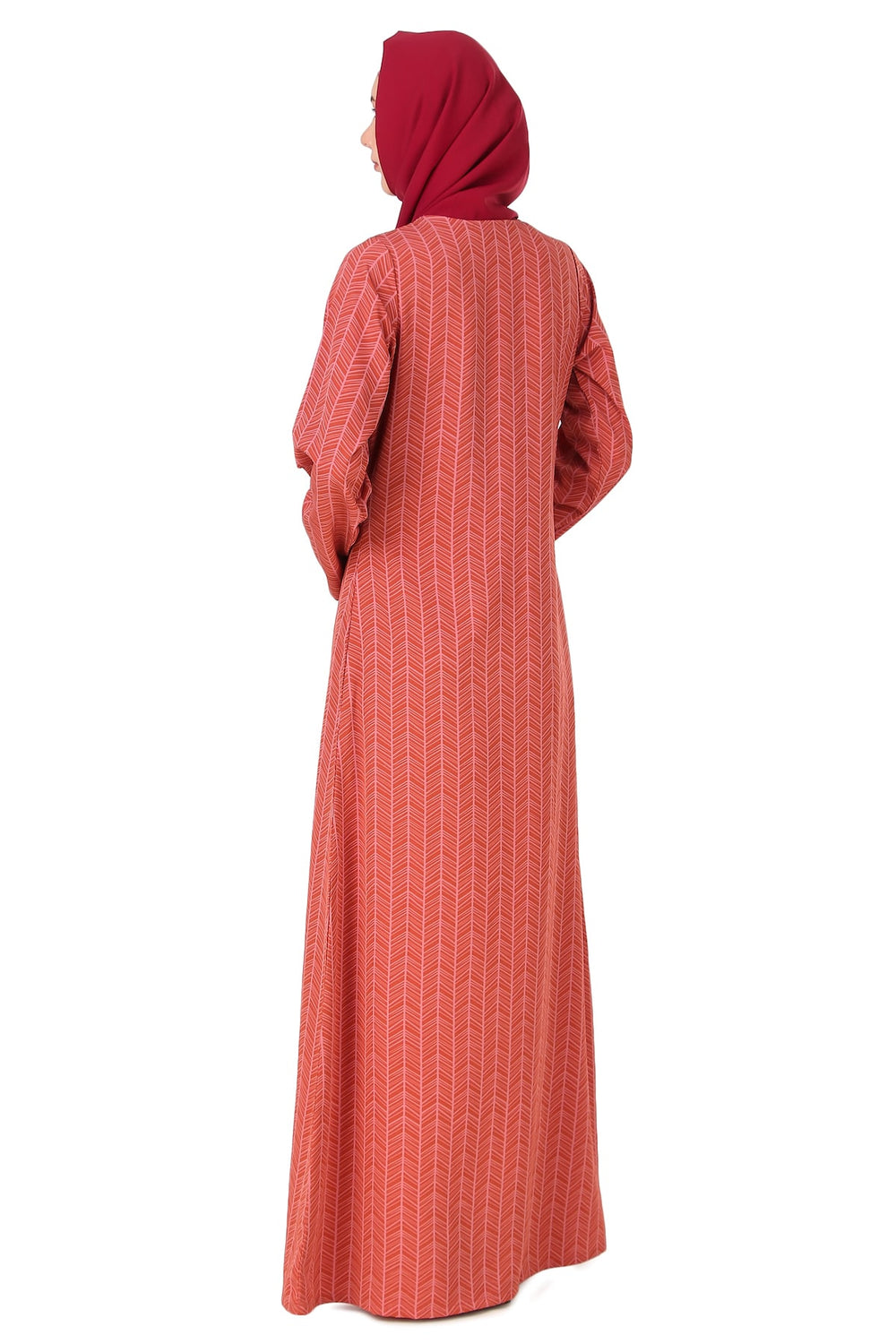 Printed Crepe Abaya AYP-431