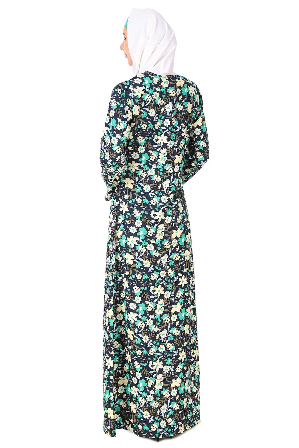 Printed Crepe Abaya AYP-432