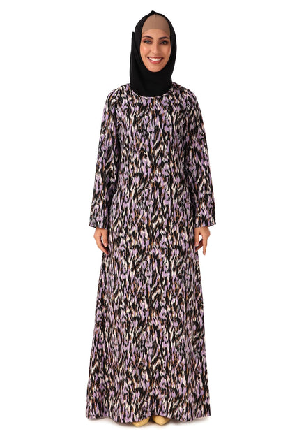 Printed Crepe Abaya AYP-440