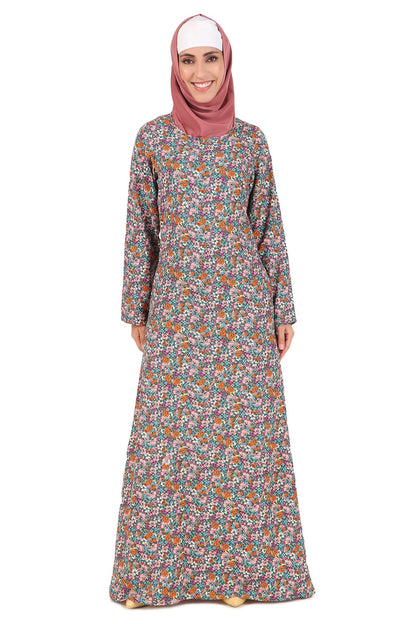 Printed Crepe Abaya AYP-441