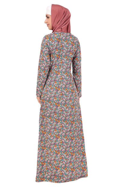 Printed Crepe Abaya AYP-441