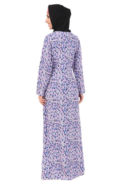 Printed Crepe Abaya AYP-442
