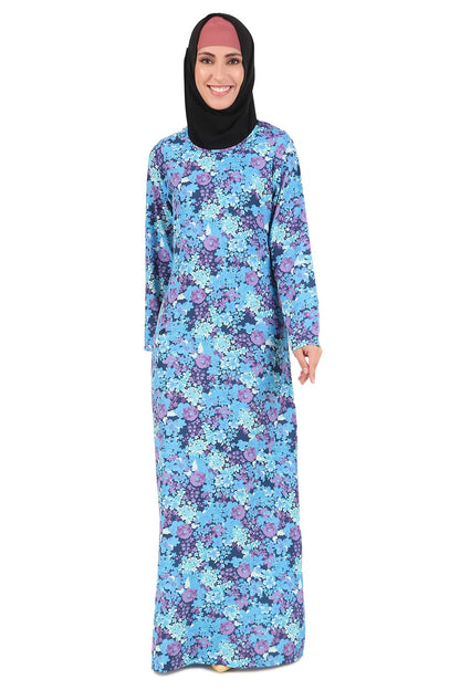 Printed Crepe Abaya AYP-443