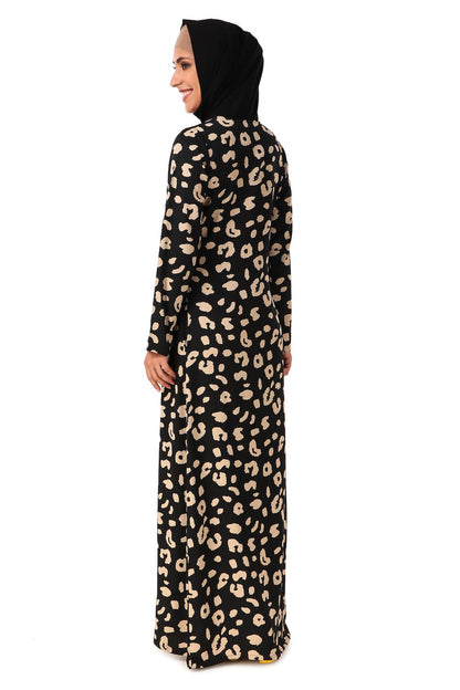 Printed Crepe Abaya AYP-450