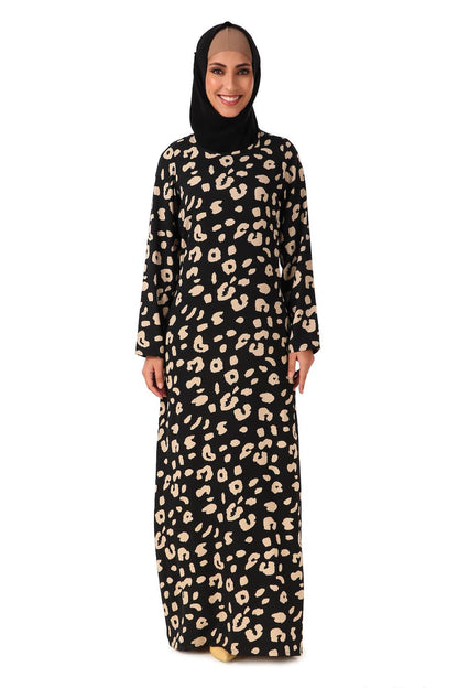 Printed Crepe Abaya AYP-450