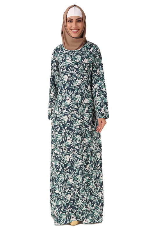 Printed Crepe Abaya AYP-456
