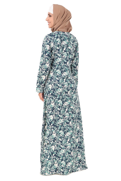 Printed Crepe Abaya AYP-456