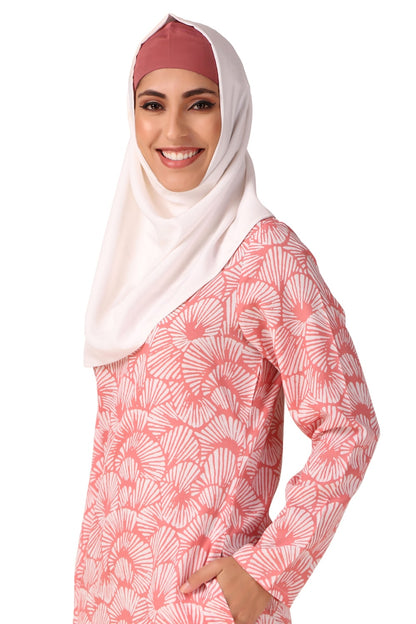 Printed Crepe Abaya AYP-459