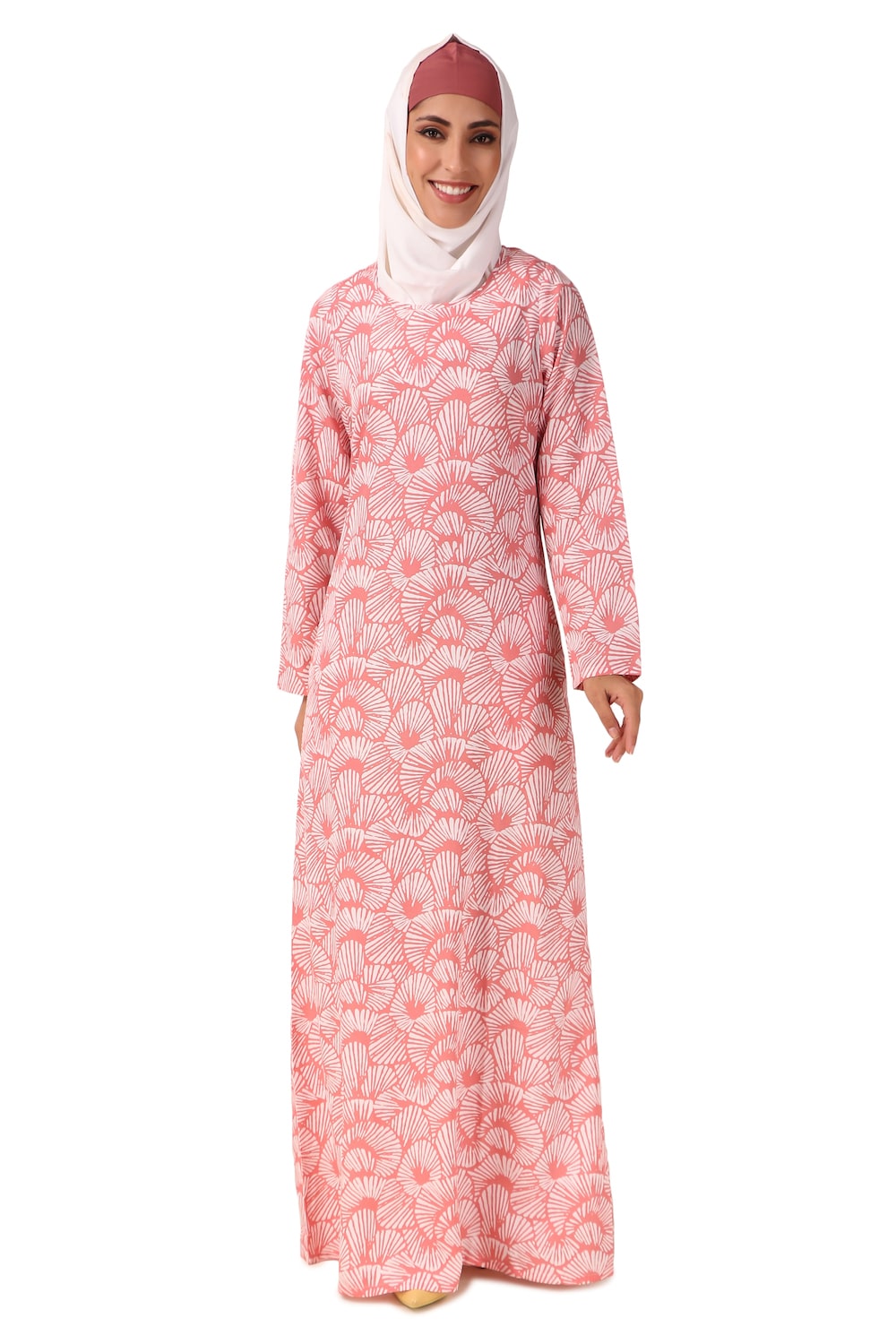Printed Crepe Abaya AYP-459