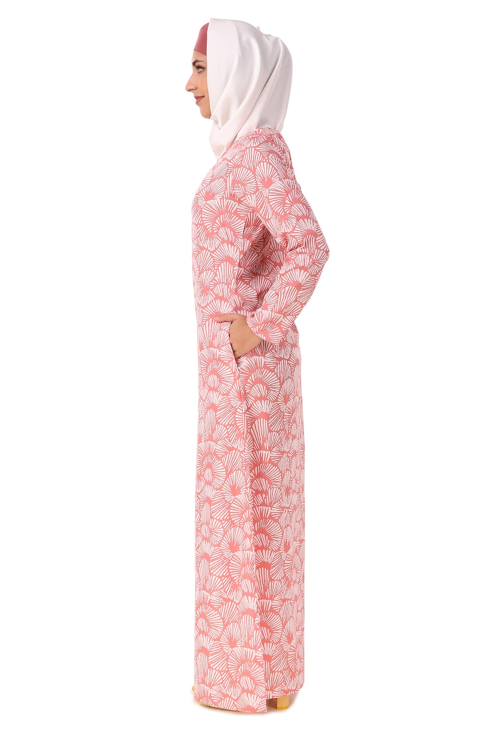 Printed Crepe Abaya AYP-459