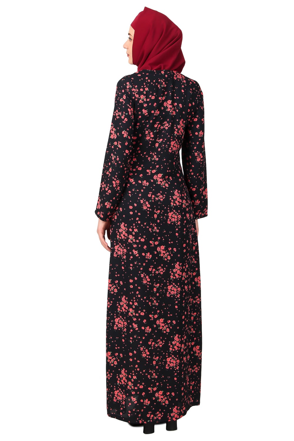 Printed Crepe Abaya AYP-466