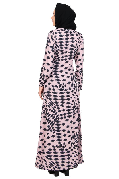 Printed Crepe Abaya AYP-470