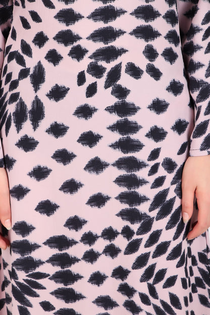 Printed Crepe Abaya AYP-470