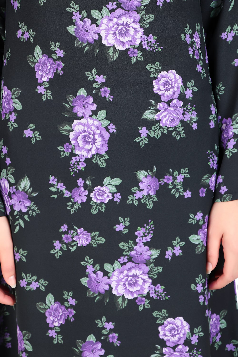 Printed Crepe Abaya AYP-472